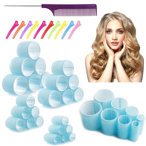 Jumbo Hair Rollers Hair Curlers. Large Self Grip India | Ubuy
