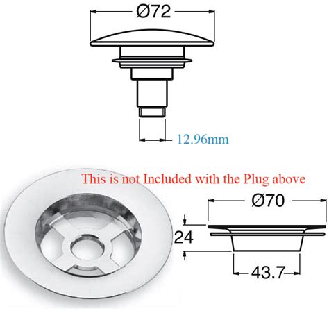 Image result for Bath Plug Click Clack Replacement