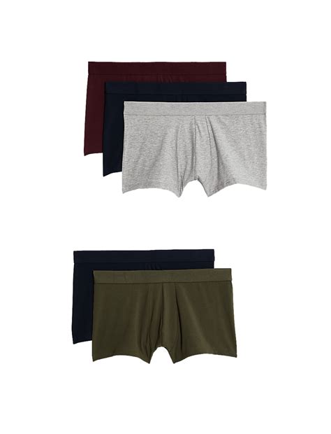 Buy 5pk Cotton Stretch Cool & Fresh™ Hipsters at Marks & Spencer