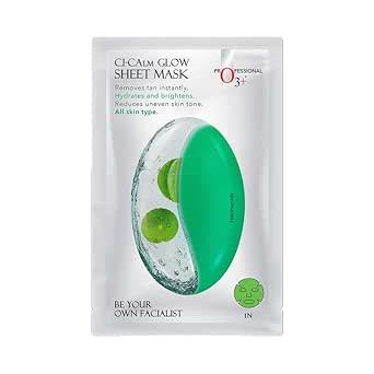 O3+ Ci-Calm Glow Sensitive Skin Sheet Mask with Cica Leaf Extract ...