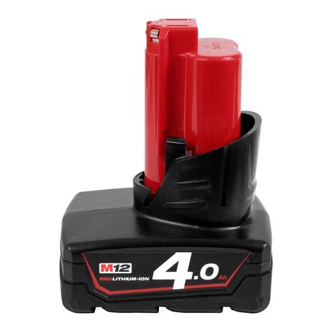 Milwaukee M12 NRG-402 12v Battery & Charger Kit Inc 2x 4.0Ah Batteries | Power Tool World