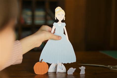 Image result for Cinderella Paper Doll Tutorial