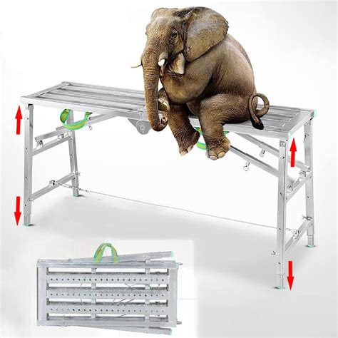 Buy Mobile Scaffold Platform - Portable Folding Work Platform - Ladders ...