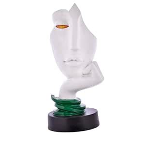 Buy Arryaa Mart Human Face Statue Sculpture Figurine Showpiece for Home ...