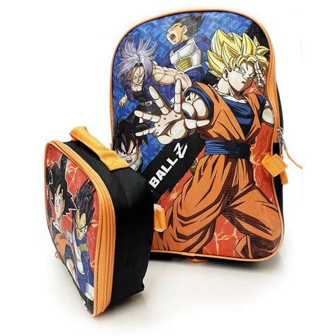 Bioworld Dragon Ball Z Backpack with Lunchbag – S&D Kids