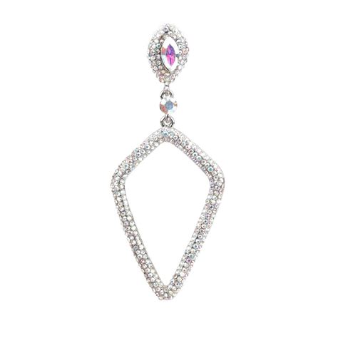 Buy Odette Women White Teardrop Dangler Earrings Online