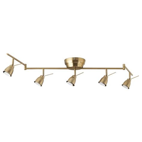 BAROMETER Ceiling track, 5-spots, brass-colour - IKEA