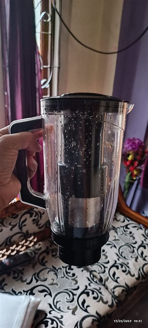 Sunmeet Transparent 1500 ml Black Juicer Jar with Filter for Mixer ...