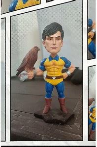 Raj Comics By Sanjay Gupta SUPER COMMANDO DHRUVA HAND PAINTED BOBBLE ...