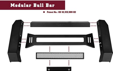 Buy TAC Modular Bull Bar Compatible With 2022 Toyota Tundra Pickup ...
