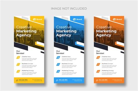 Nowoczesne szablony wizytówek lub ulotki dll | Darmowy plik PSD