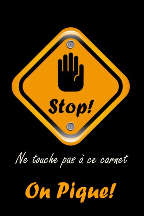 Buy Stop ! Touche Pas À Ce Carnet, On Pique Carnet de mots de passe ...