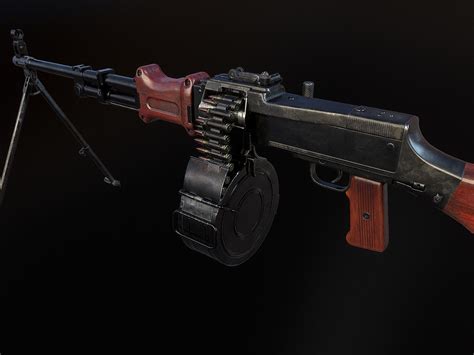 3D model RPD Light Machine Gun VR / AR / low-poly | CGTrader