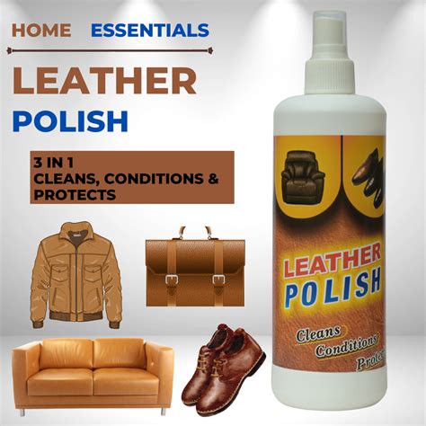 Best Leather Polish, Leather Cleaner Liquid, Leather Cleaning, Restoring and Polishing Spray ...