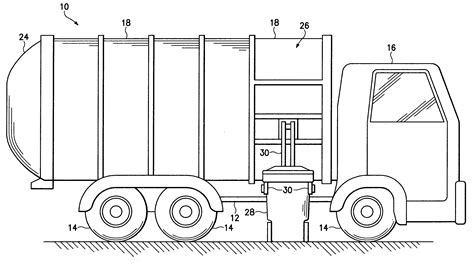 Garbage Truck Drawing at PaintingValley.com | Explore collection of ...