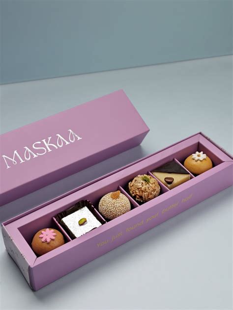 Everyday Indulgence Box of 6 Mithai (30 gms each) – Maskaa Mithai