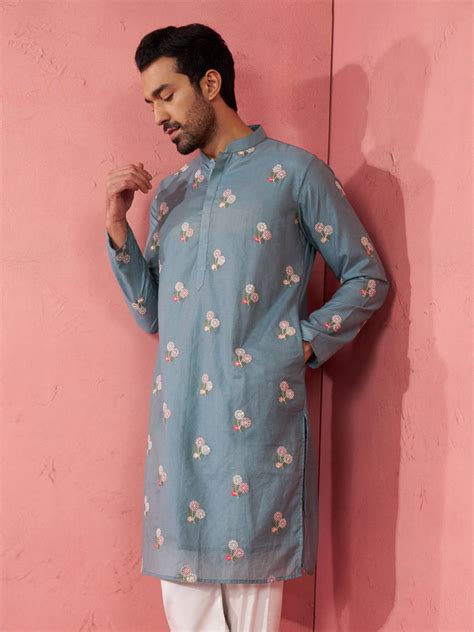 Men's Green Muslin Kurta Diwali | VASTRAMAY – vastramay