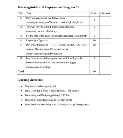 JavaScript Assignment 的图像结果
