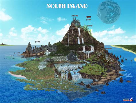 South Island map (Sonic The hedgehog) by FolksyWig011 on DeviantArt