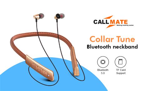 CALL MATE Collar Tune Wireless Neckband in Ear Headphone with Mic ...