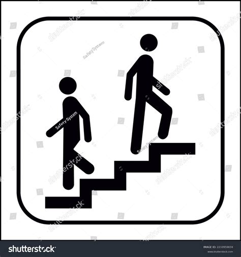 488 Safety signage for stairs 图片、库存照片和矢量图 | Shutterstock