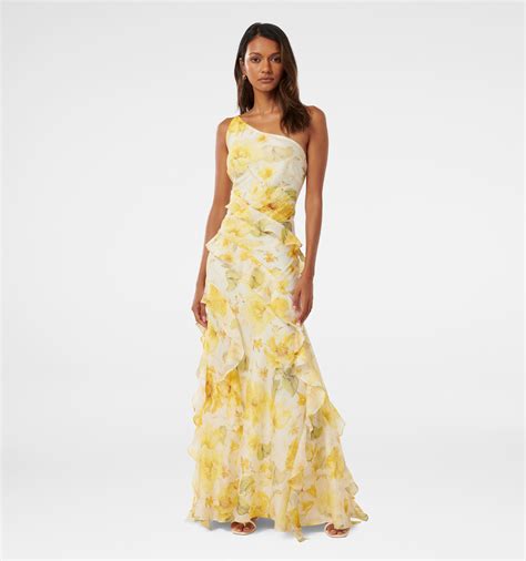 Belle Petite One Shoulder Gown