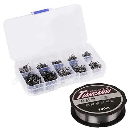 Futurekart Fishing Hooks 3# -12# Carp Single Fish Hook 500pcs and 0 ...
