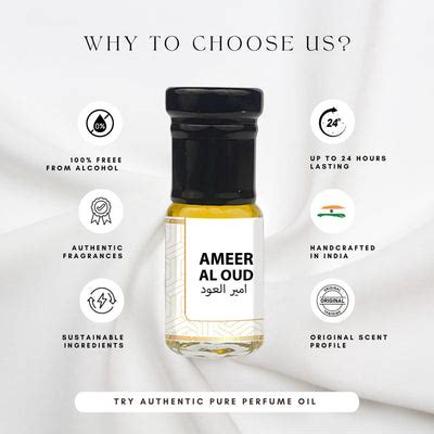Authentic Ameer Al Oud Attar | 100% concentrated oil | Alcohol Free ...