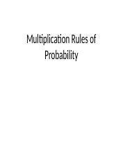 Image result for Probability Multiplication Rule Constant