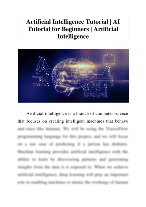 Image result for AI Tutorial