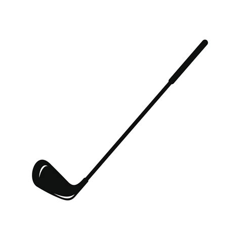 Golf stick icon isolated on white background 23119006 Vector Art at ...