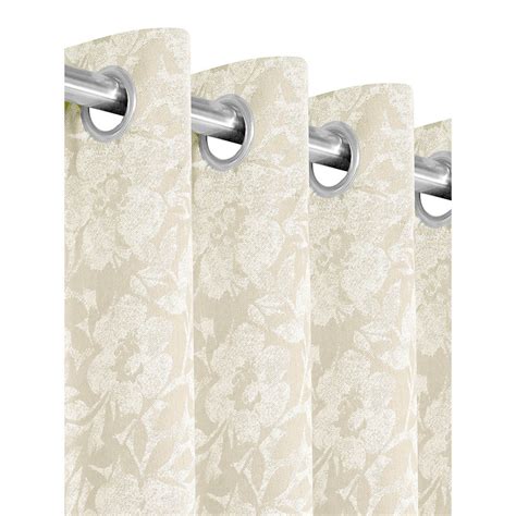 Buy Saral Home Kanan Cotton Ivory Room Darkening Curtains (4X5 Feet) Online