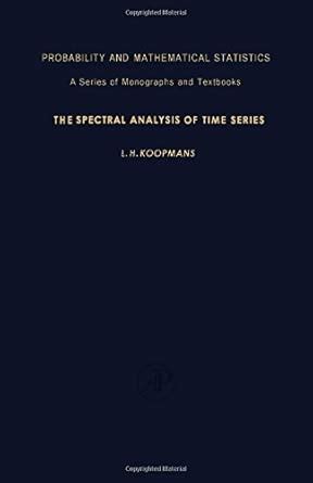 Buy The Spectral Analysis of Time Series Book Online at Low Prices in ...