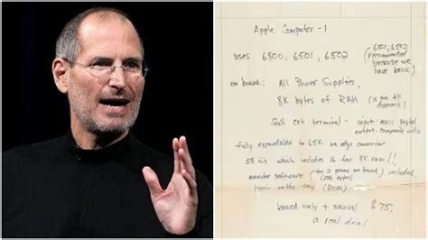 1.45 करोड़ रुपये में बिका Steve Jobs का लिखा एक कागज़, क्या था उसमें ...