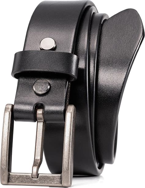 WOLFANT Thicken Heavy Duty Mens Work Belt,100% Italian Full Grain Real ...