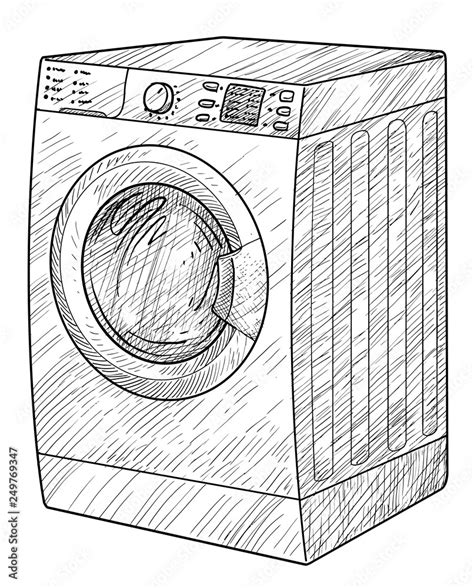 Image result for Washing Machine Line Drawing