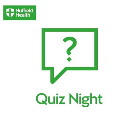 Quiz Night for Mustard Seed , Nuffield Health Fitness & Wellbeing ...