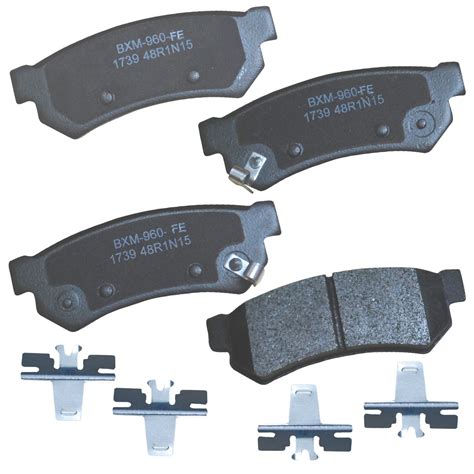 Bendix Premium SBM1739 Semi-Metallic Rear Brake Pads for Chevrolet ...