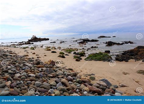 MALIBU (California), Detail View of BIG ROCK BEACH Located at 20000 ...
