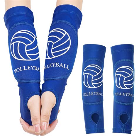 Shappy 2 Pcs Volleyball Arm Sleeves Hitting Passing Forearm Sleeves ...