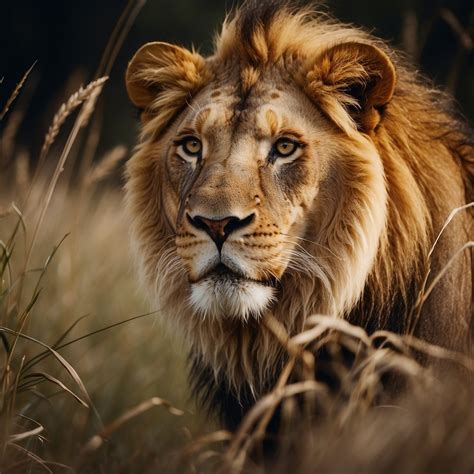 How African Lions Camouflage - The Tiniest Tiger