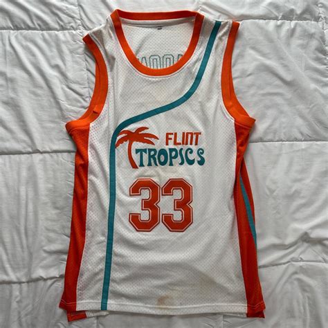 Flint Tropics jersey Jackie Moon basketball jersey,... - Depop