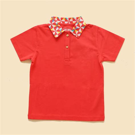 Organic Cotton Polo T-Shirt- Pinwheel Parade | Kids Shirts by Ola ...