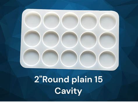 15 cavity 2 inch round mould