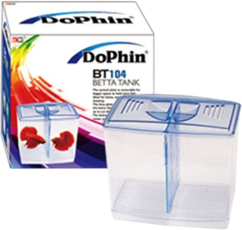 Sansefero Chicos Breeding Acrylic Aquarium Guppy/Betta Rectangle ...