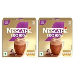 Nescafe Gold Choco Mocha Instant Coffee Premix, 125gm (5 Sachets x 25gm ...