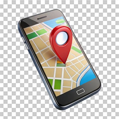 Phone maps location icon isolated on transparent background | Premium ...