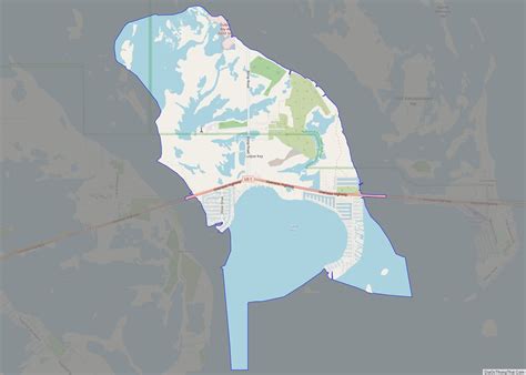 Map of Cudjoe Key CDP - Thong Thai Real