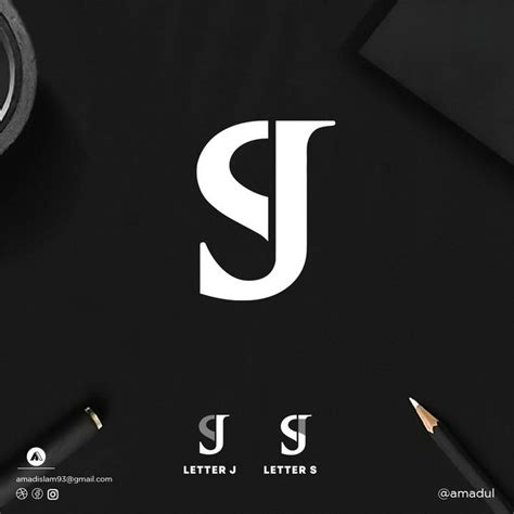Image result for JS Monogram Logo Design