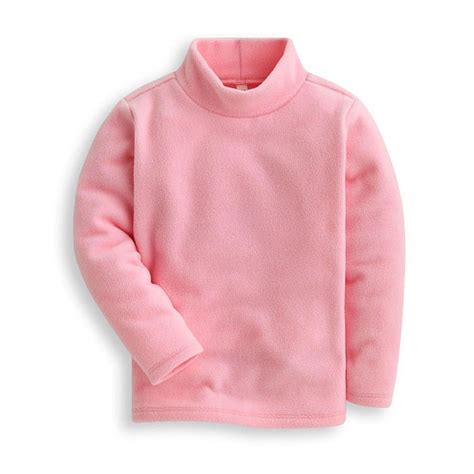 LittleSpring Kids Fleece Turtleneck Tops: Children's Sweatshirts, Warm ...